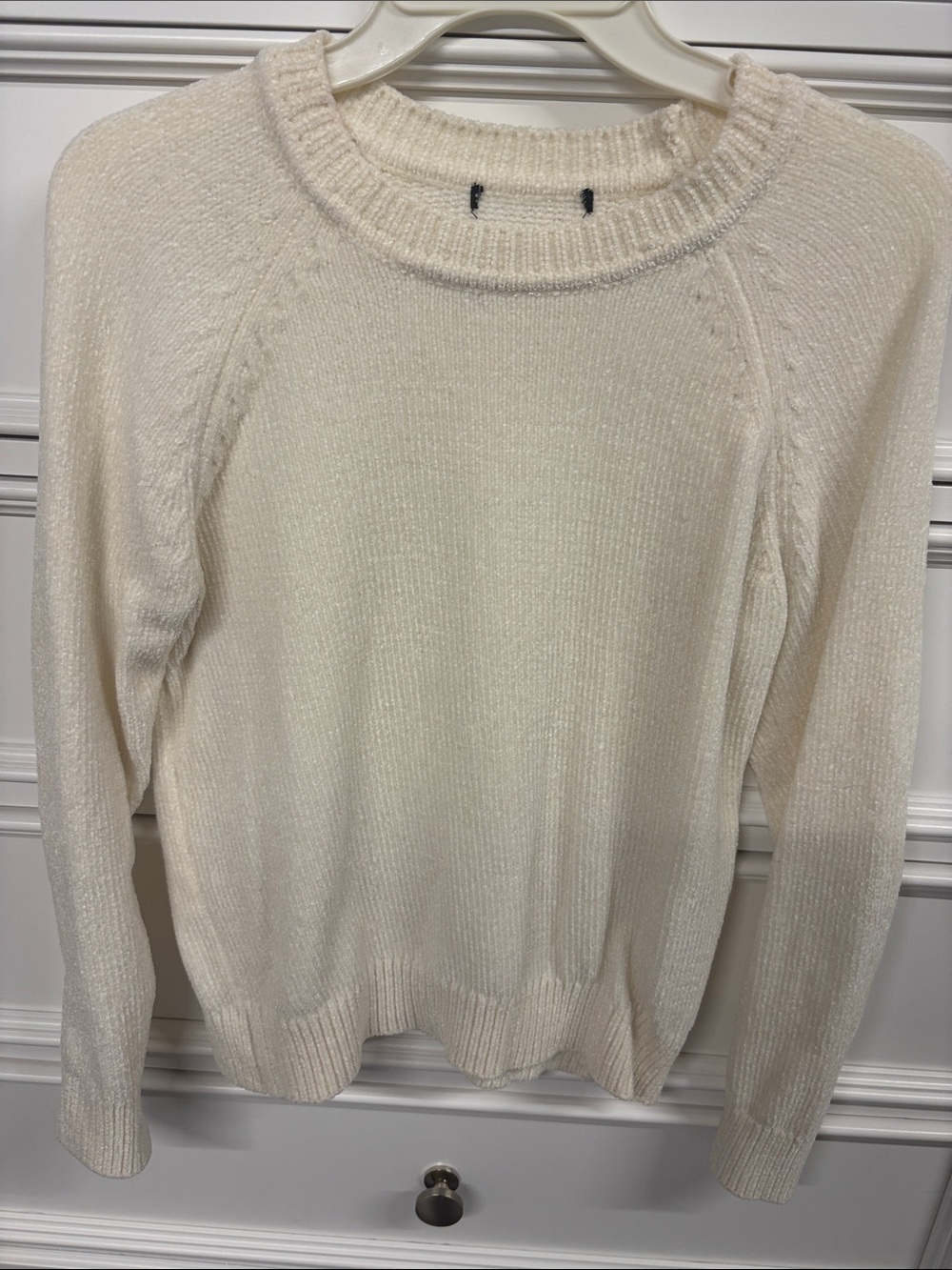 Cozy Crewneck Sweater in Ivory